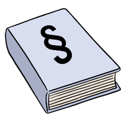Symbol des Gesetzbuch